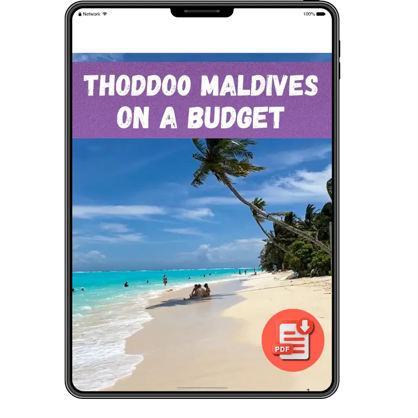 دليل السفر إلى ثودو المالديف قريبًا